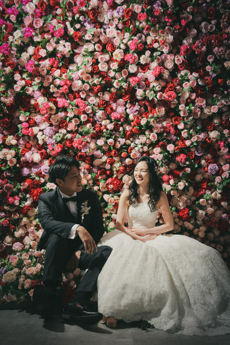 バラの背景でヴィンテージの様に