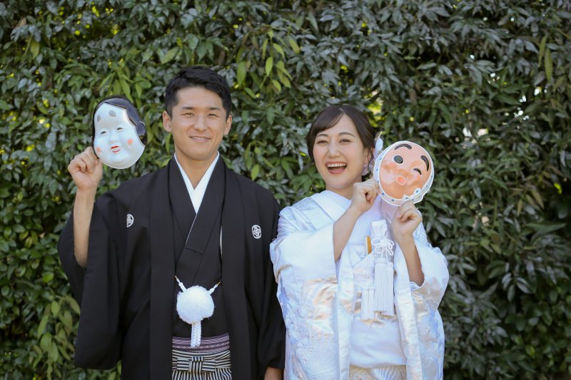 和装に合わせて。