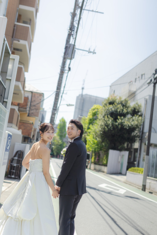 【思い出の街にて残す婚礼写真】