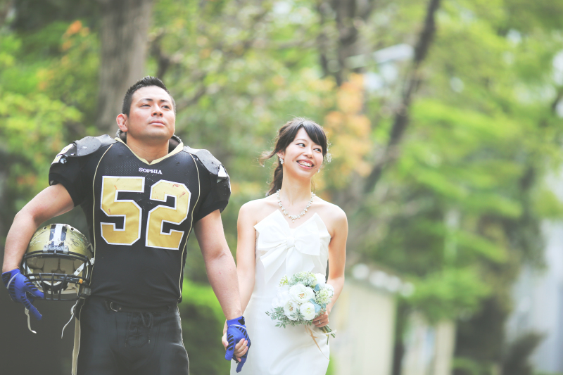 「出身校にて」