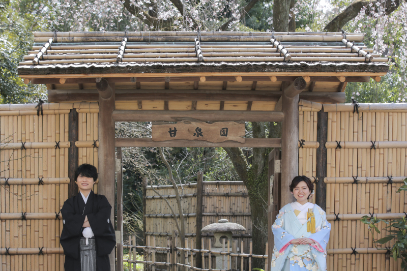 ぜひ満開の桜を見に甘泉園へ！