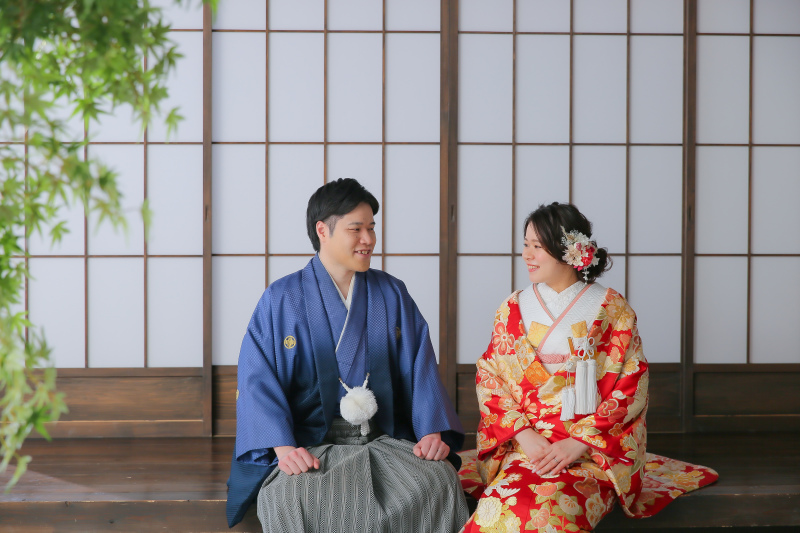 縁側でひと休憩。