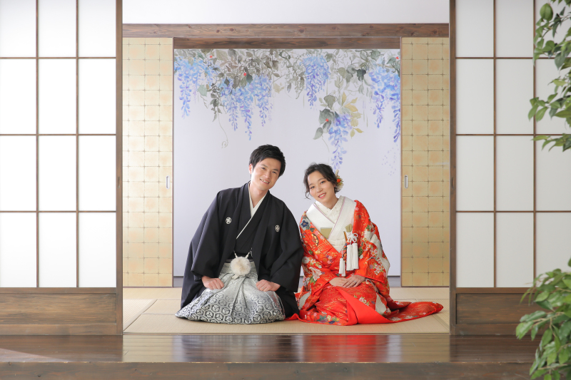 定番の正座ショット