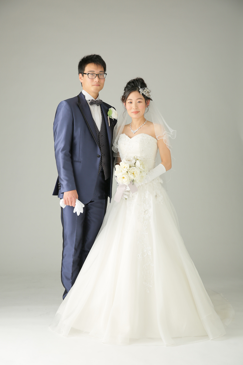 お二人の立ち姿。