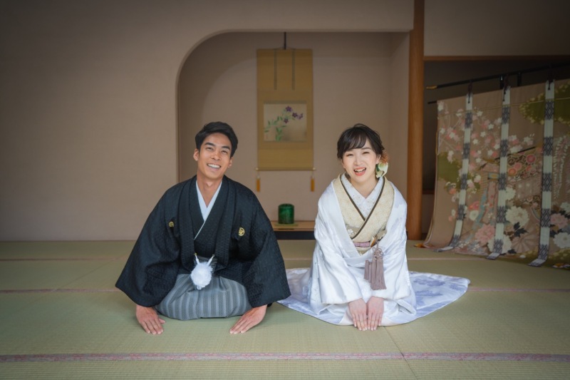 お辞儀ショット