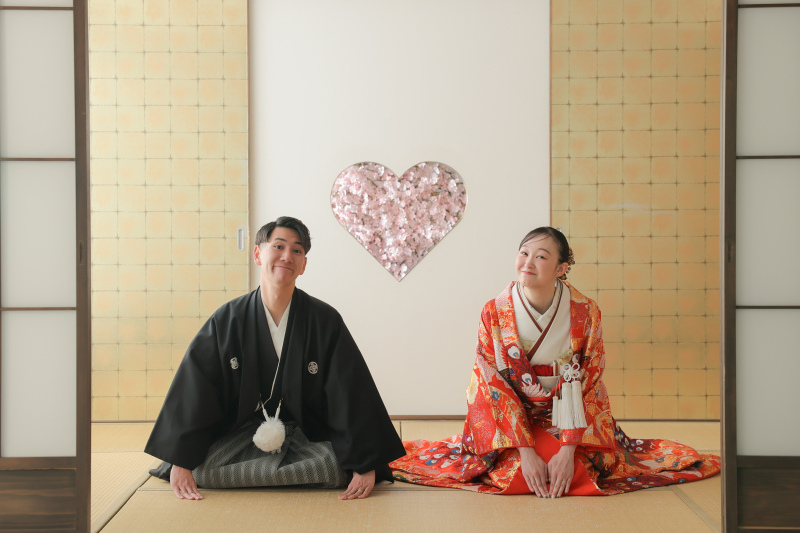 桜色ハートの猪目窓がとってもかわいい！