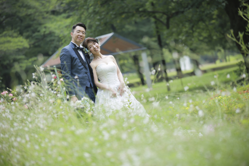 白いお花が咲いてた♪