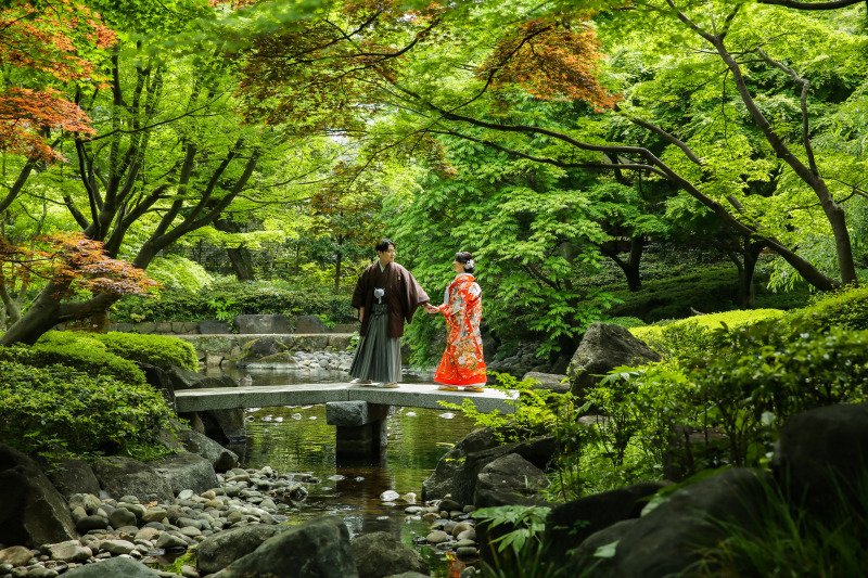 石橋を二人で歩む