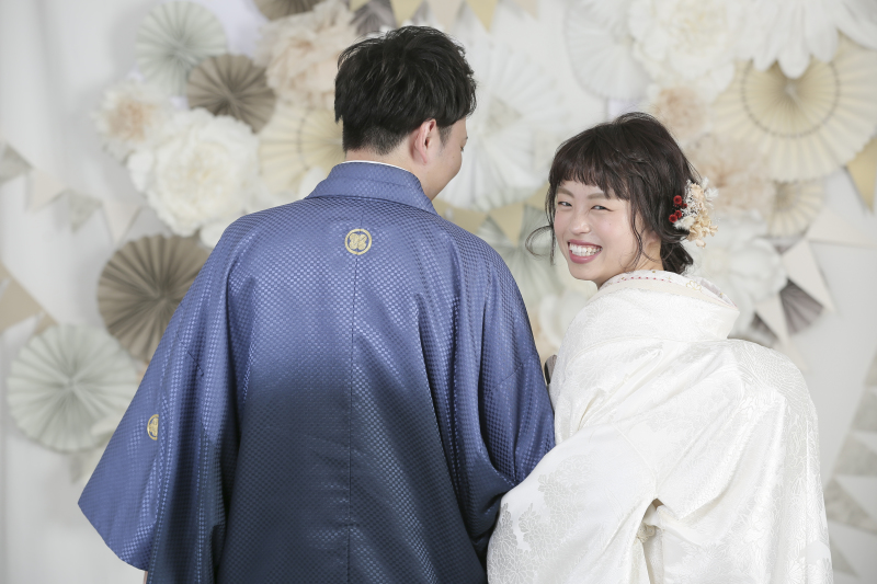 ふり返りの笑顔