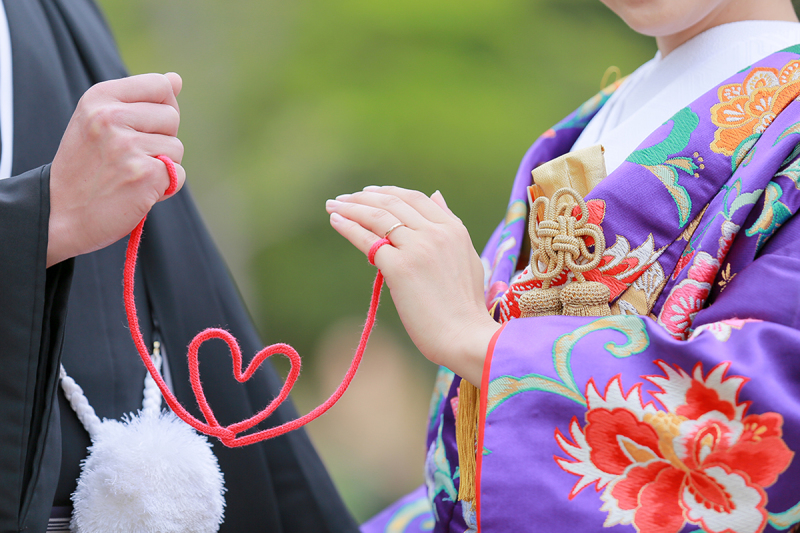肥後細川庭園と屋内庭園スタジオ撮影