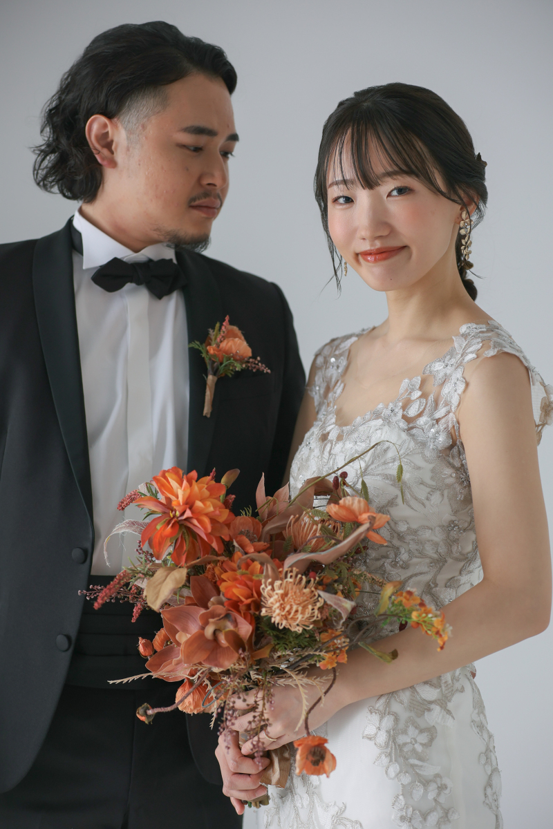 とても綺麗な新婦さんの笑顔
