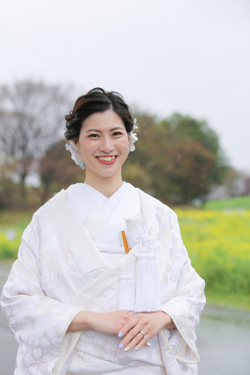 ご新婦様のソロショット。パート1続き。