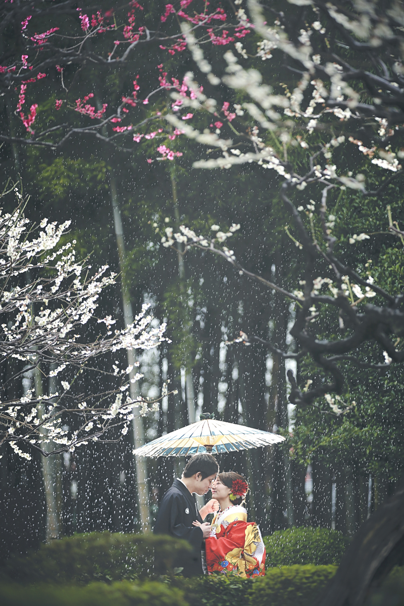 もちろん和装庭園でも！！