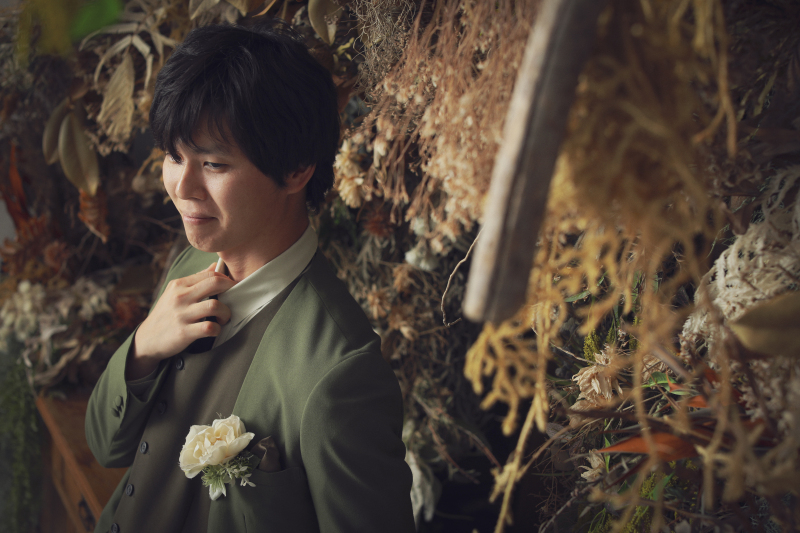 ご新郎様のソロショット