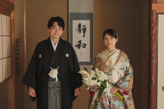 日本の伝統文化を感じることができる目白庭園で和装撮影！