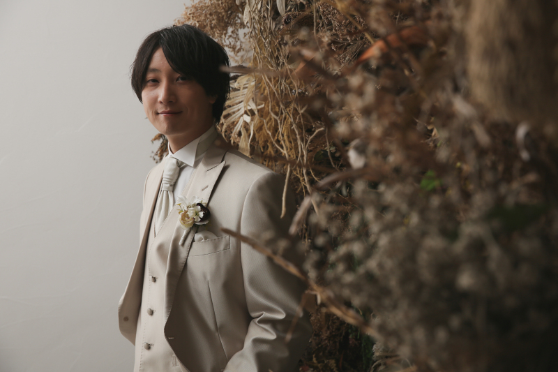 ご新郎様ソロショット