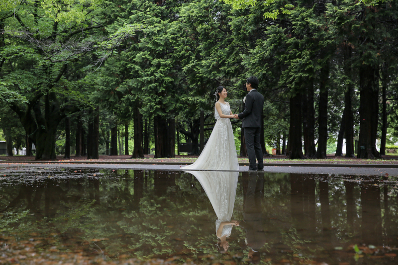 雨上がりの公園