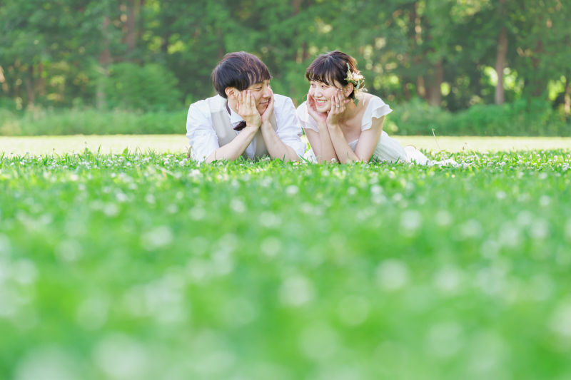 最後は寝転んで