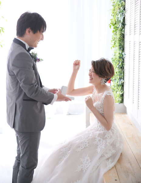 ガッツポーズ♪