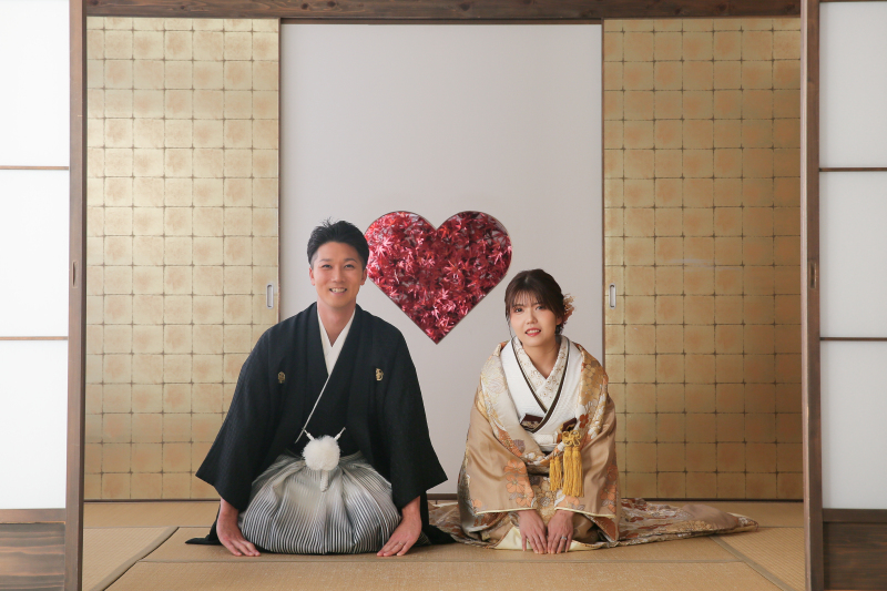 お辞儀のショット