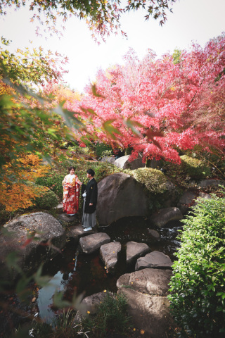 紅葉の目白庭園