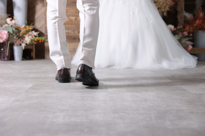 足元のカットも