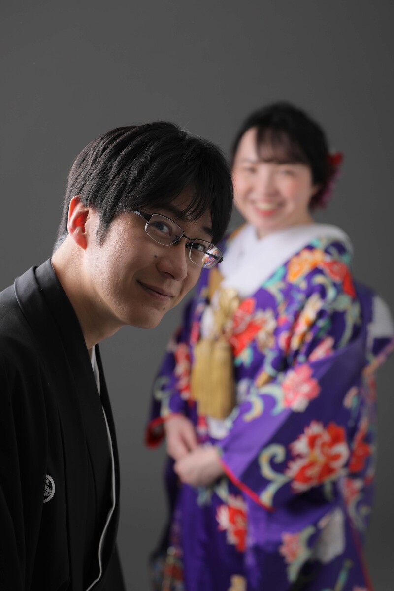 和装のスタジオでも2人らしさを大切に#撮る結婚式