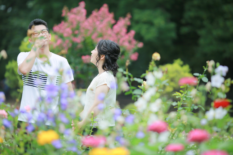 私服に着替えて公園へ♪