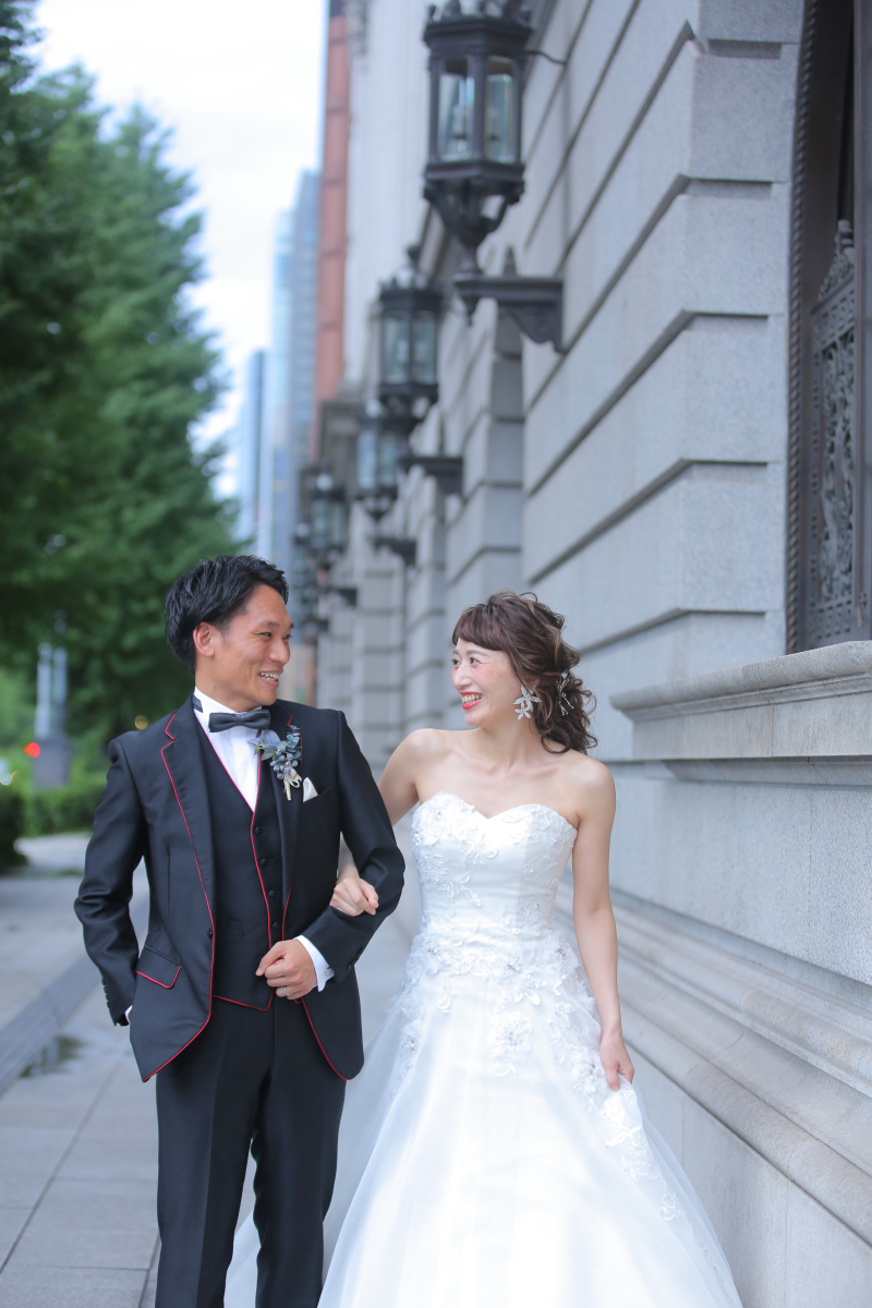 お二人の歩く姿