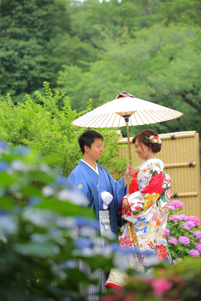 小雨の中でも撮影できます！