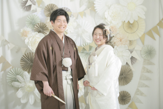 白無垢でおしゃれに