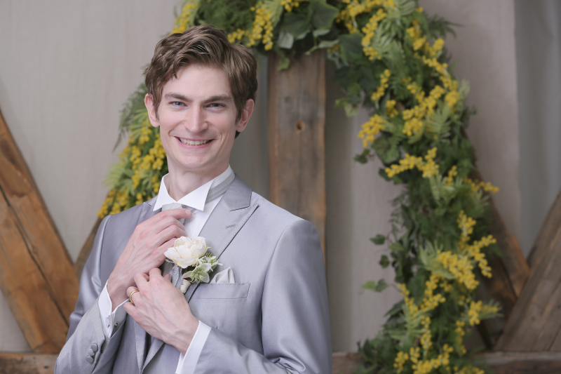 ご新郎様のソロショット。パート1