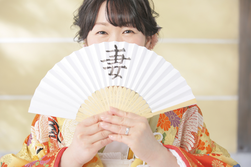 お揃いの扇子(新婦様vol)