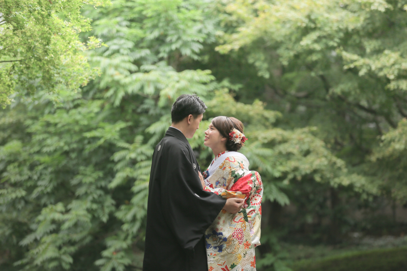 涼しくなってきた和装ロケーション