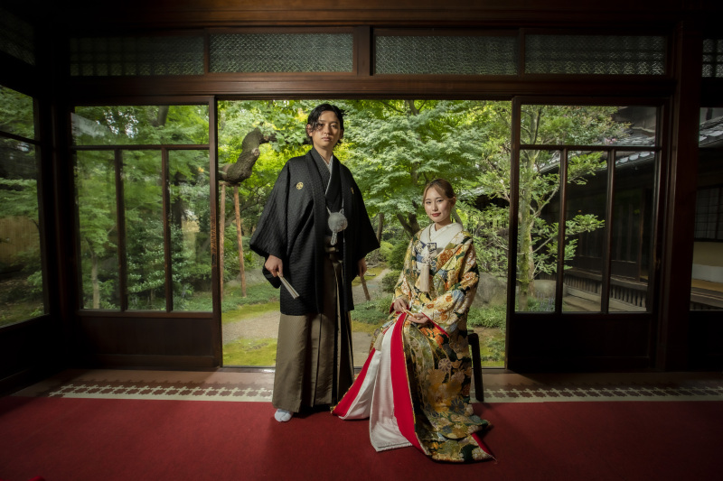 シックな和装撮影