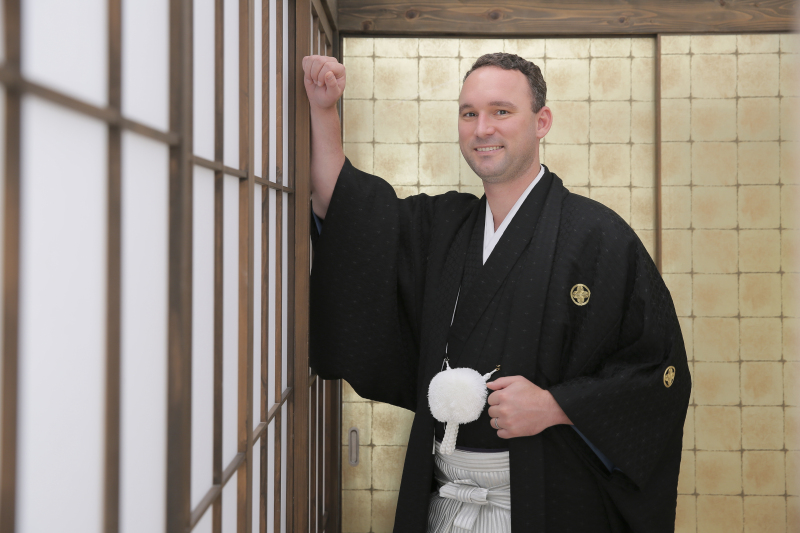 ご新郎様のソロショット。パート2