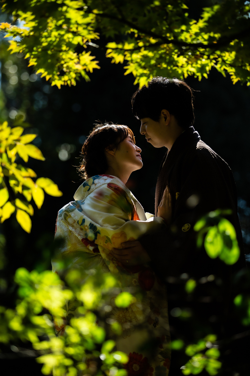 緑に囲まれながら