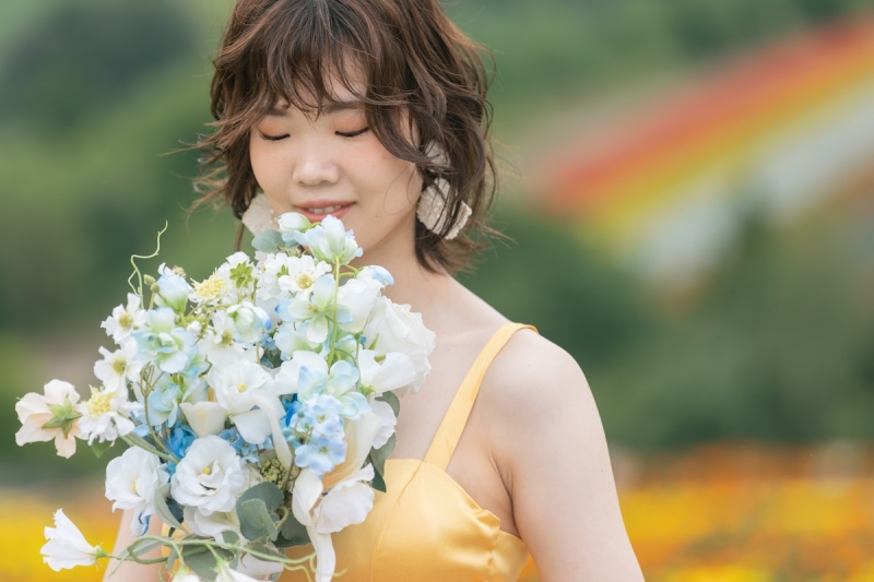 ブーケを寄せて