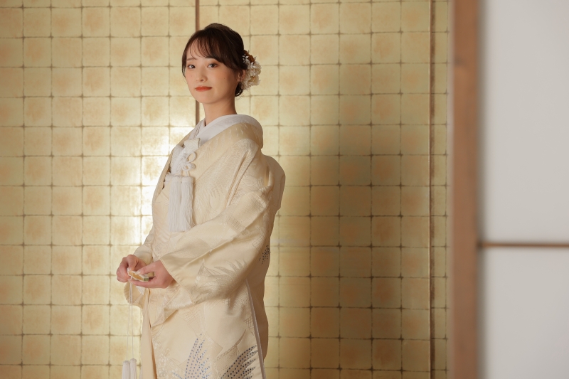 新婦様の凜とした表情