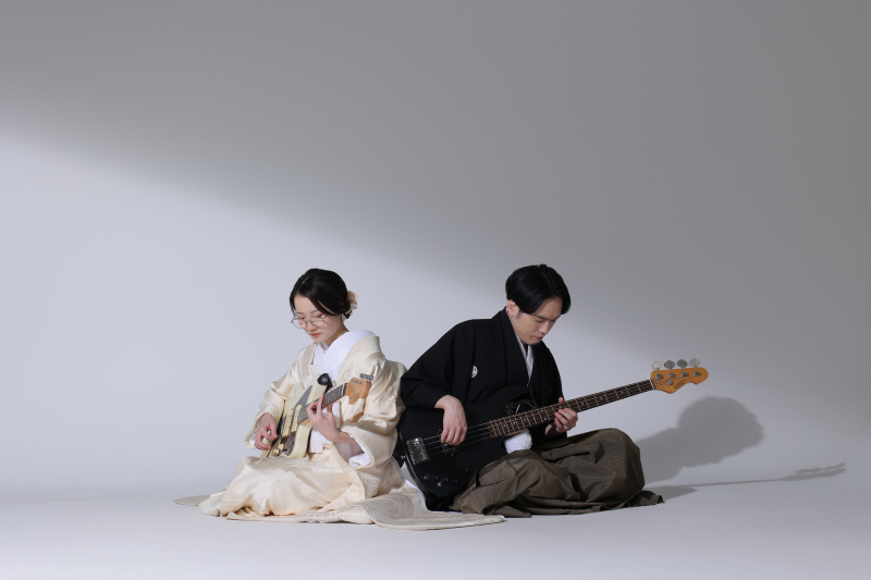 音楽がお好きなお二人ならではの撮影