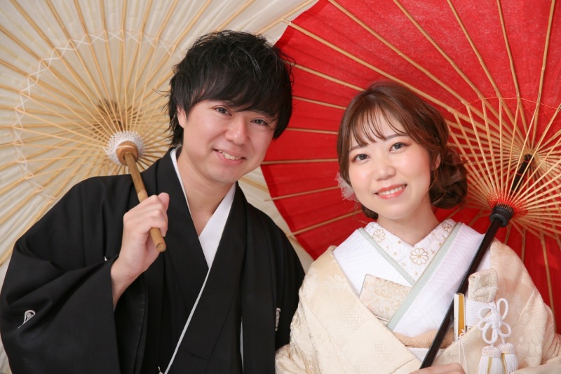 和傘を取り入れて