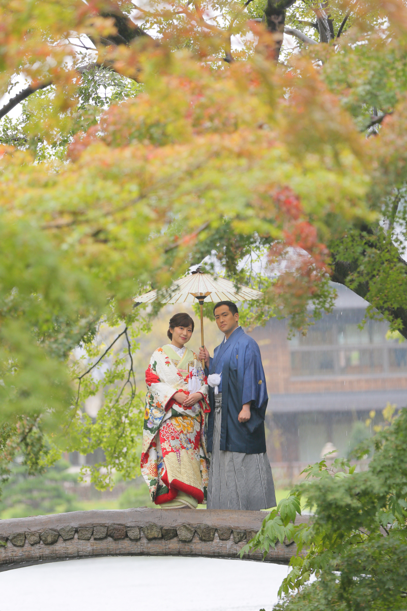 肥後細川庭園で