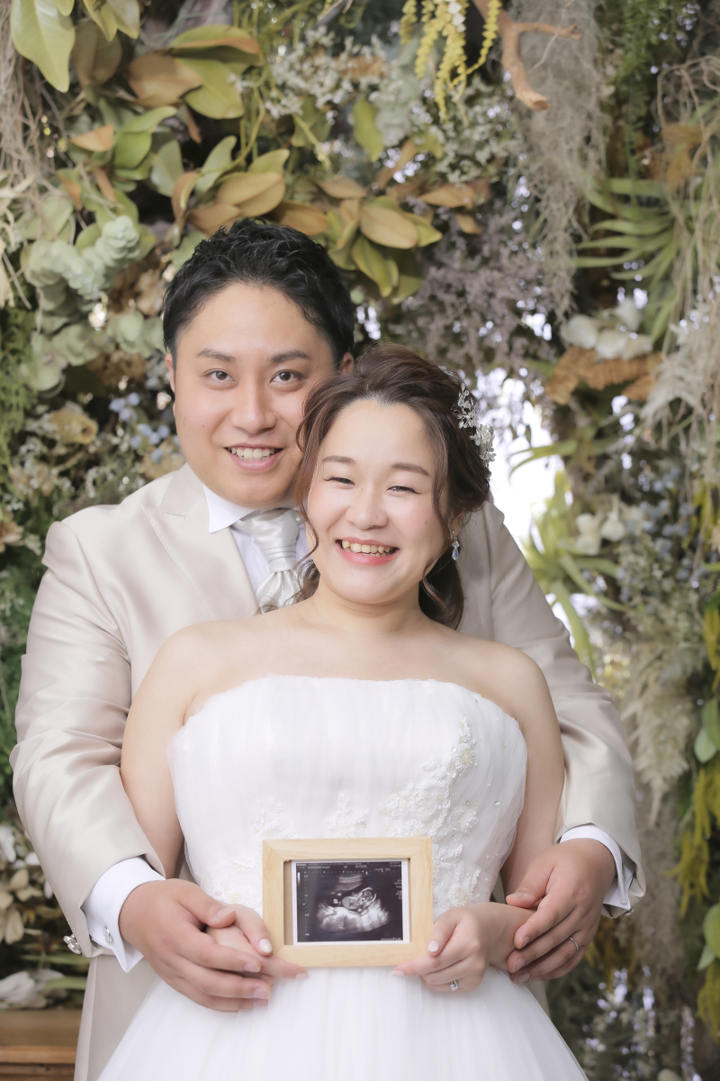 三人の記念写真