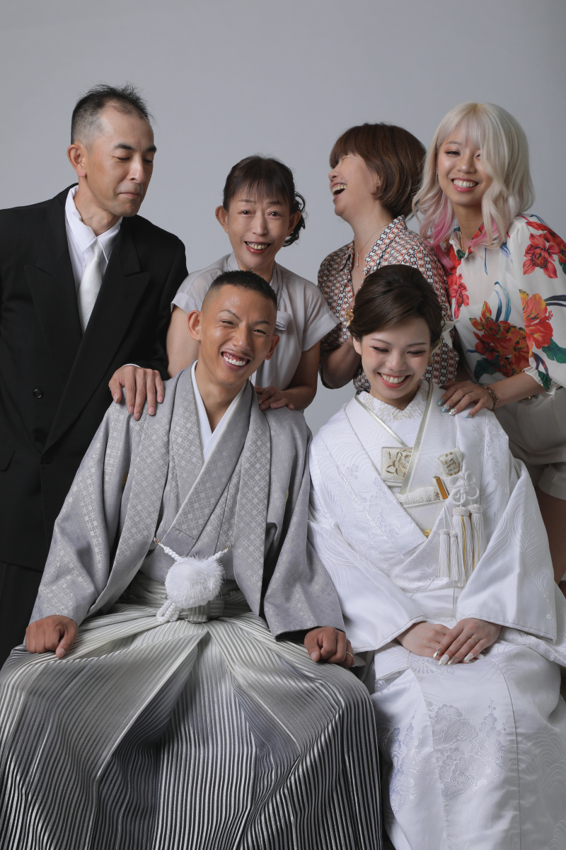 最後はにぎやかで楽しい家族写真