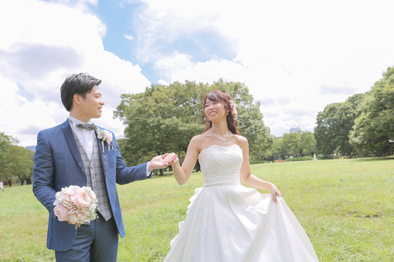 空の下でお散歩カット