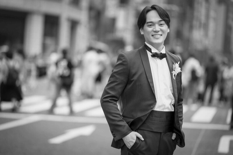 ご新郎様のソロショット