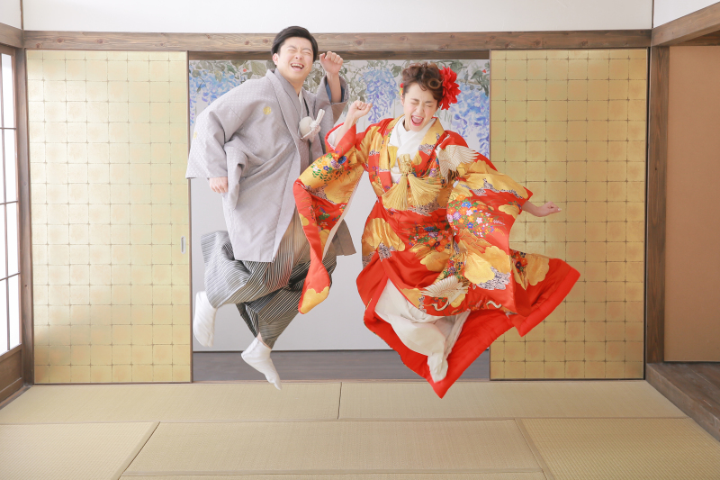 和室でジャンプ!!