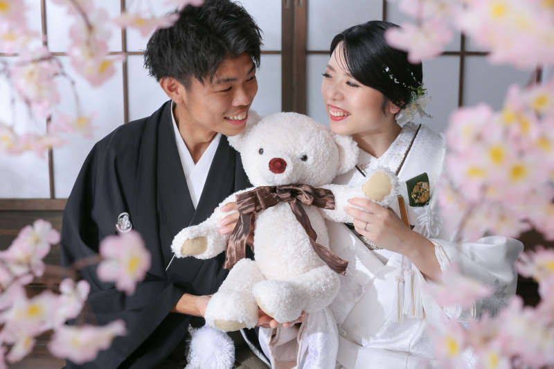 思い出のぬいぐるみと一緒に