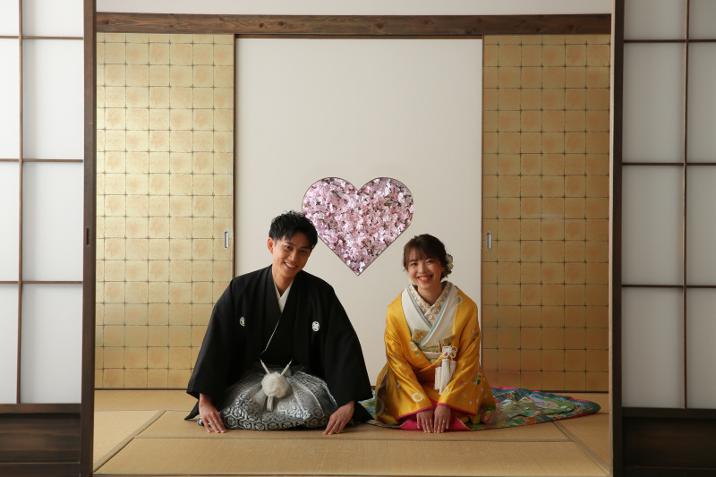 ハートの猪目窓♡