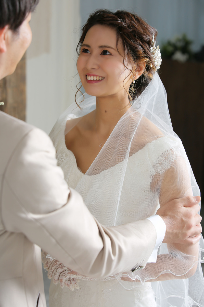 新婦様のアップ